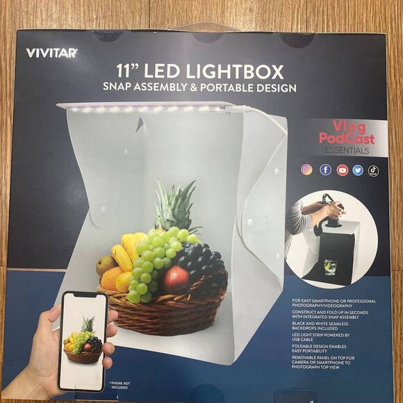 11” LED Lightbox Snap/Assembly/portable - Picture 2 of 2